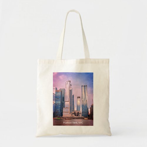 Hudson Yard Manhattan New York Cityscape Tote Bag