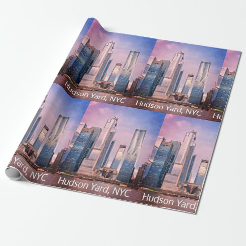 Hudson Yard Manhattan New York Cityscape Wrapping Paper