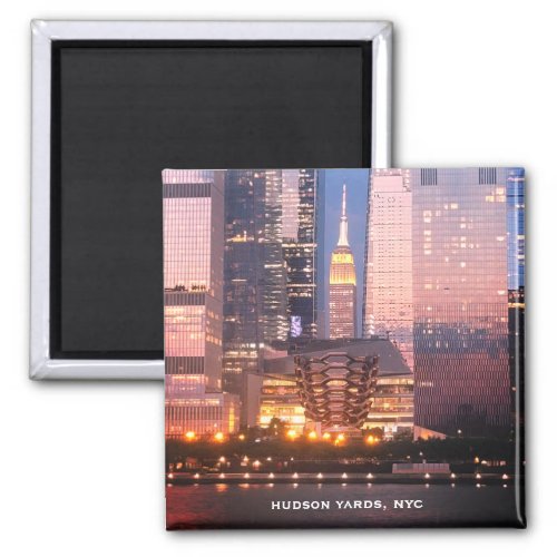 Hudson Yards Vessel Empire State Building NYC Magnet