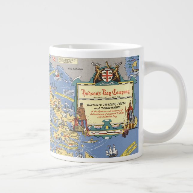 Hudson's Bay Company - Map of Canada Giant Coffee Mug (Right)