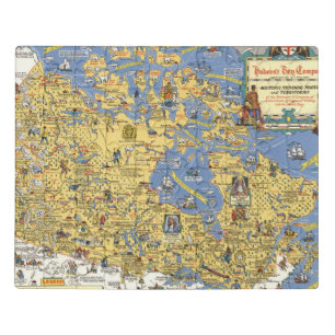 Hudson's Bay Company - Map of Canada Jigsaw Puzzle