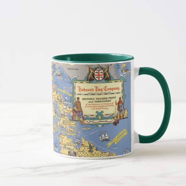 Hudson's Bay Company - Map of Canada Mug (Right)