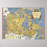 Hudson&#39;s Bay Company - Map of Canada Poster