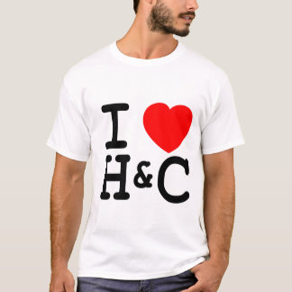 Hue and Cry - I love H&C (Mens) T-Shirt