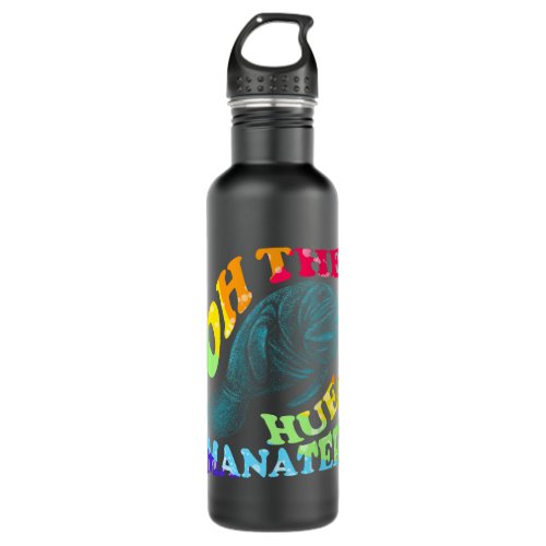 Hue Manatee Sea Cow Sea Animal Marine Life Manatee Stainless Steel Water Bottle