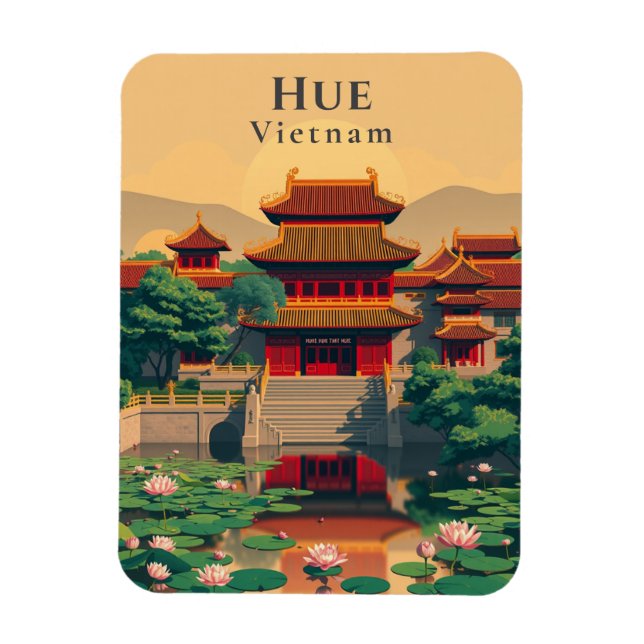 Hue Vietnam Imperial City Magnet (Vertical)