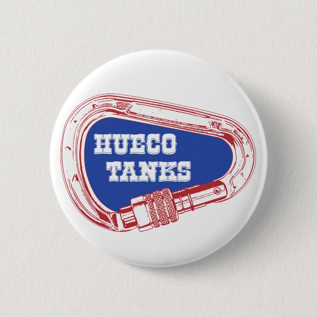 Hueco Tanks Carabiner Button (Front)
