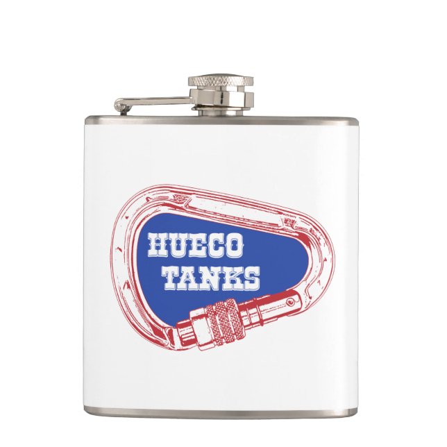 Hueco Tanks Carabiner Flask (Front)