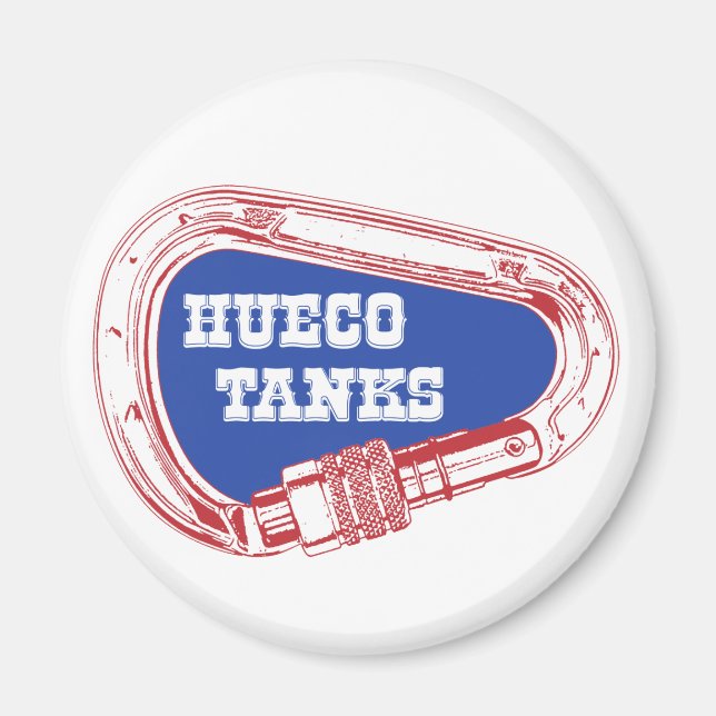 Hueco Tanks Carabiner Magnet (Front)