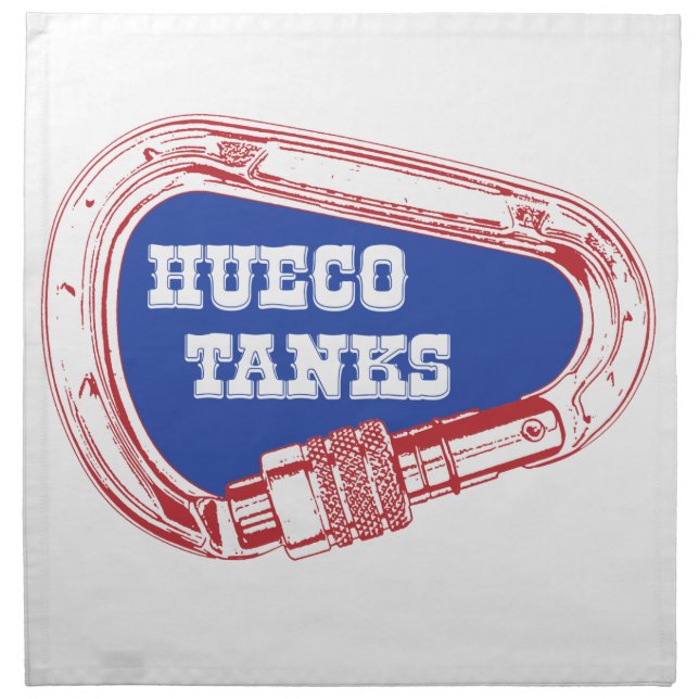 Hueco Tanks Carabiner Napkin (Front)