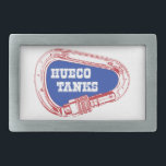 Hueco Tanks Carabiner Rectangular Belt Buckle<br><div class="desc">It's the bouldering mecca of the world,  there's something for everyone. Climb at Hueco to learn,  to get strong. Just climb Hueco!</div>