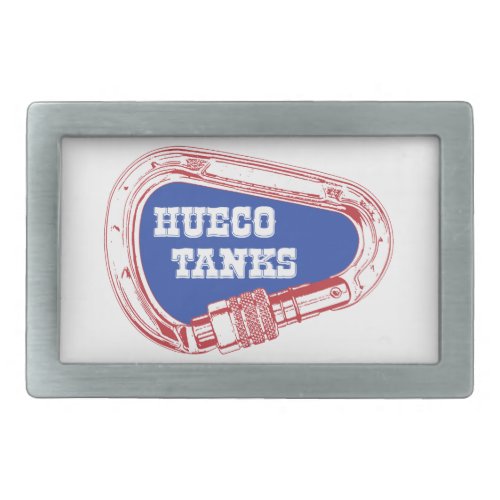 Hueco Tanks Carabiner Rectangular Belt Buckle