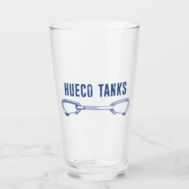 Hueco Tanks Climbing Quickdraw Glass (Front)