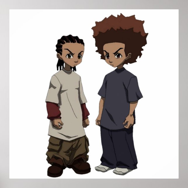 Huey and Riley Freeman  RIP Grandpa Freeman Poster (Front)