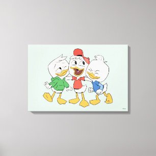Huey, Dewey & Louie Canvas Print
