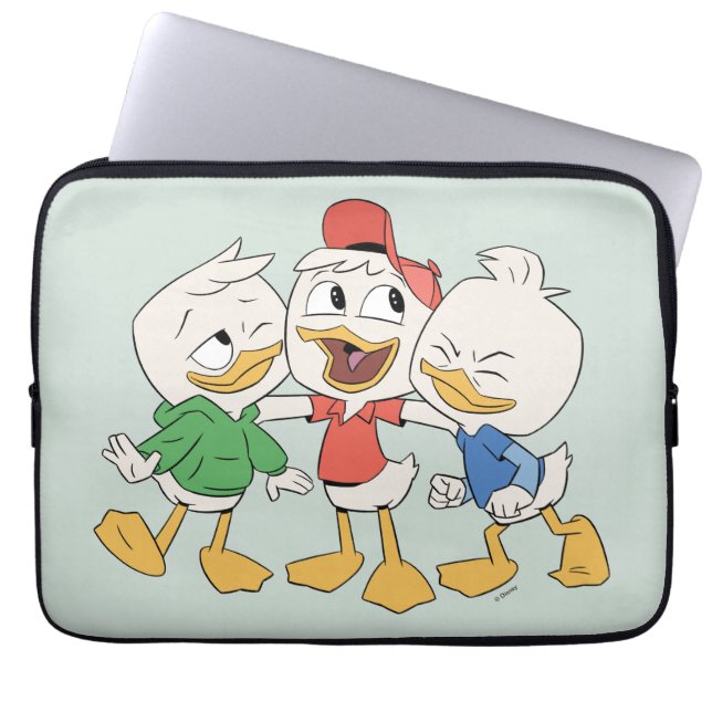 Huey, Dewey & Louie Laptop Sleeve (Front)
