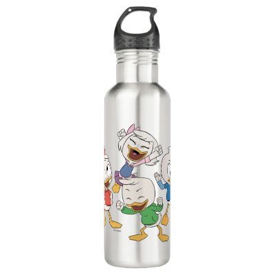 Huey, Dewey, Louie &amp; Webby Stainless Steel Water Bottle