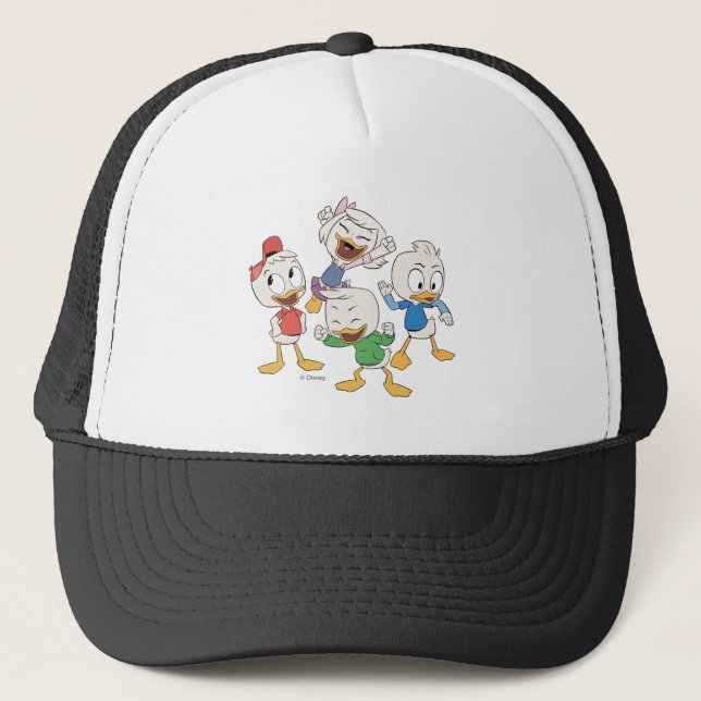 Huey, Dewey, Louie & Webby Trucker Hat (Front)