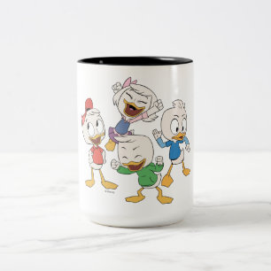 Huey, Dewey, Louie & Webby Two-Tone Coffee Mug