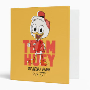 Huey Duck   Team Huey - We Need a Plan! 3 Ring Binder