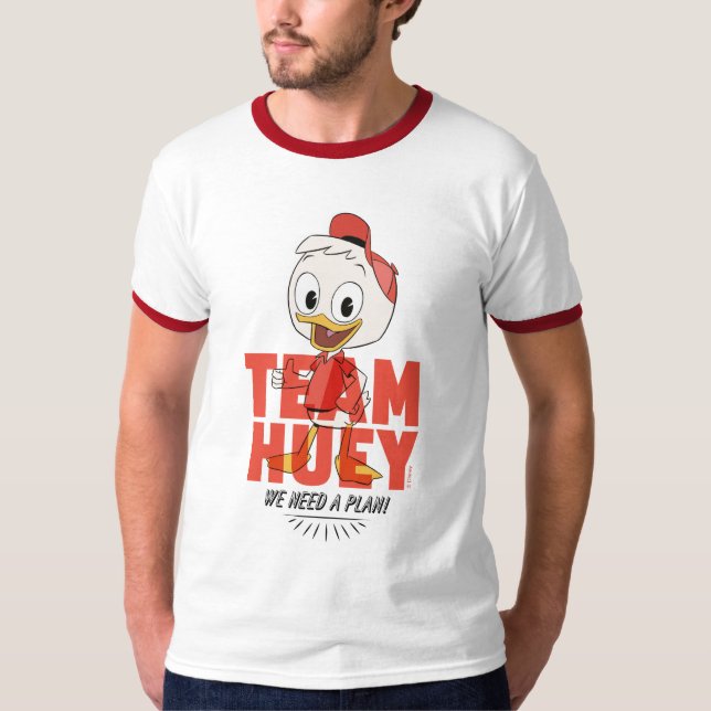 Huey Duck | Team Huey - We Need a Plan! T-Shirt (Front)