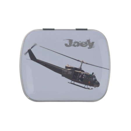 Huey Helicopter Candy Tin