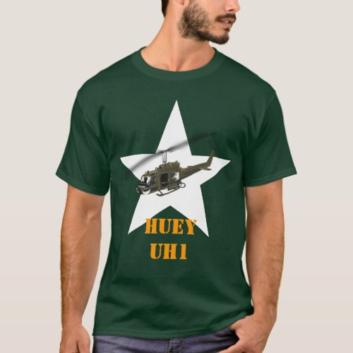 Huey helicopter T_Shirt