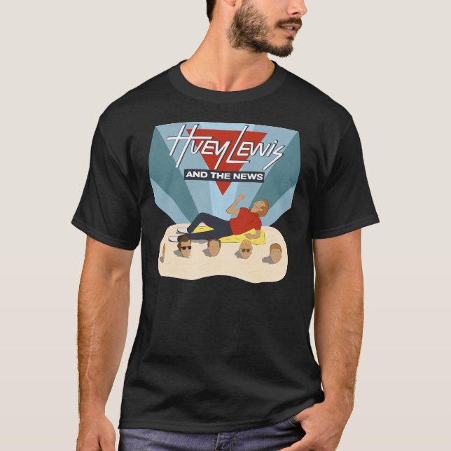 Huey Lewis and The News Classic T-Shirt (Front)
