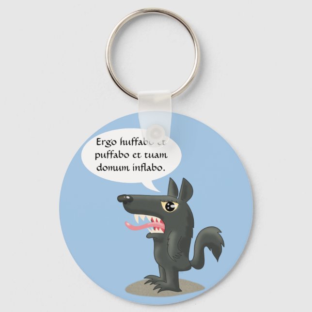 Huff and Puff Keychain (Front)