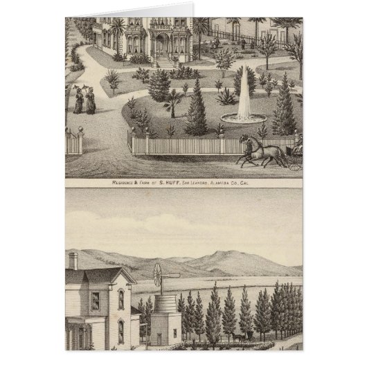 Huff, Owen residences Cards (Front)