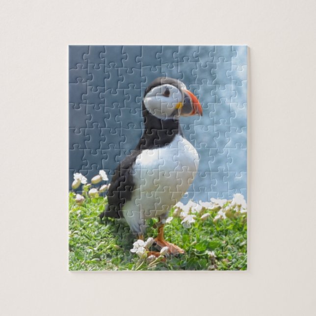 Huffin' Puffin Jigsaw Puzzle (Vertical)