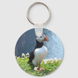 Huffin' Puffin Keychain