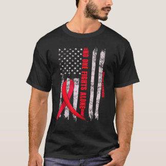 Huffing Awareness Inhalant Related Red Ribbon T-Shirt