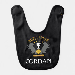HUFFLEPUFF™ Badger and Cup House Pride Graphic Baby Bib