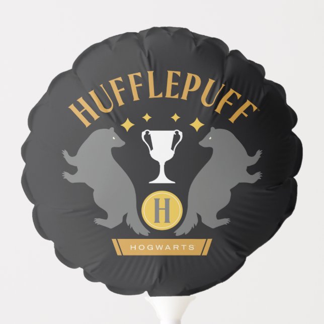 HUFFLEPUFF™ Badger and Cup House Pride Graphic Balloon (Front)