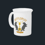 HUFFLEPUFF™ Badger and Cup House Pride Graphic Beverage Pitcher<br><div class="desc">Show your HUFFLEPUFF™ House pride with this Badger and Cup graphic! Sport this on a comfy t-shirt,  notebook,  or tote! Shop this design on more custom Zazzle products for the perfect gift.</div>
