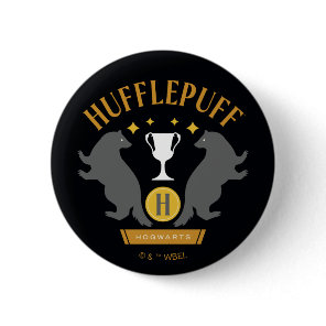 HUFFLEPUFF™ Badger and Cup House Pride Graphic Button