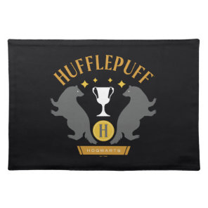 HUFFLEPUFF™ Badger and Cup House Pride Graphic Cloth Placemat