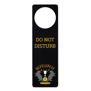 HUFFLEPUFF™ Badger and Cup House Pride Graphic Door Hanger