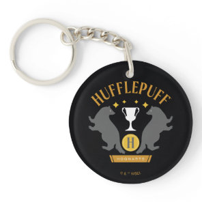 HUFFLEPUFF™ Badger and Cup House Pride Graphic Keychain