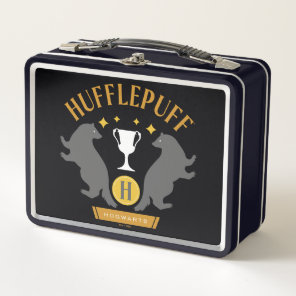 HUFFLEPUFF™ Badger and Cup House Pride Graphic Metal Lunch Box
