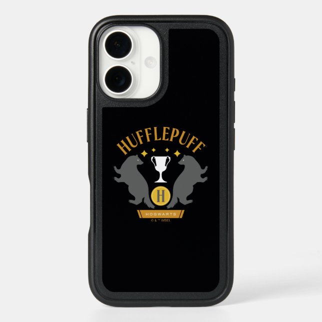 HUFFLEPUFF™ Badger and Cup House Pride Graphic Otterbox iPhone Case (Back)