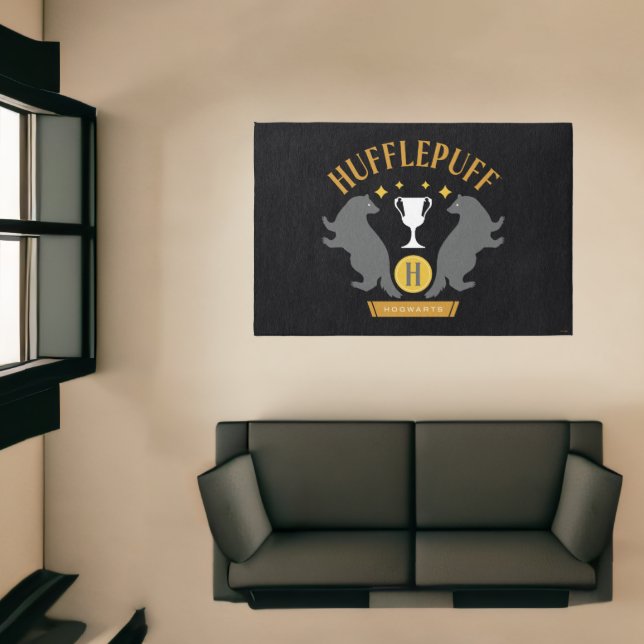 HUFFLEPUFF™ Badger and Cup House Pride Graphic Rug (Insitu (Indoor 1))