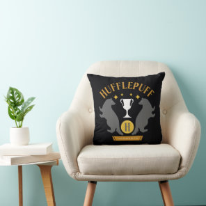 HUFFLEPUFF™ Badger and Cup House Pride Graphic Throw Pillow
