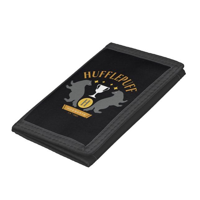 HUFFLEPUFF™ Badger and Cup House Pride Graphic Trifold Wallet (Bottom)