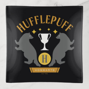HUFFLEPUFF™ Badger and Cup House Pride Graphic Trinket Tray