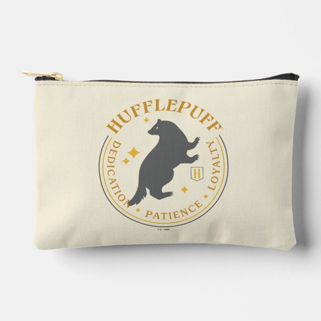 HUFFLEPUFF™ Badger House Pride Badge Accessory Pouch (Front)