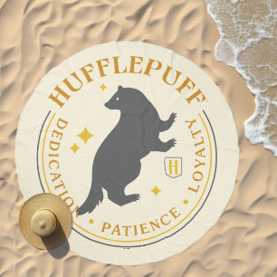 HUFFLEPUFF™ Badger House Pride Badge Beach Towel
