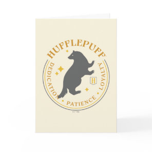 HUFFLEPUFF™ Badger House Pride Badge Card