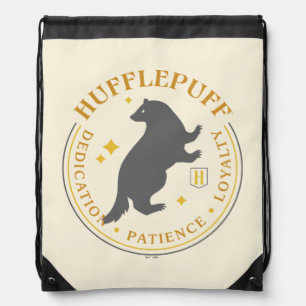 HUFFLEPUFF™ Badger House Pride Badge Drawstring Bag